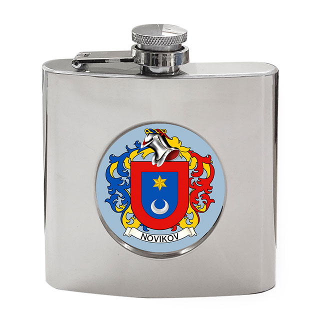 Novikov (Russia) Coat of Arms Hip Flask