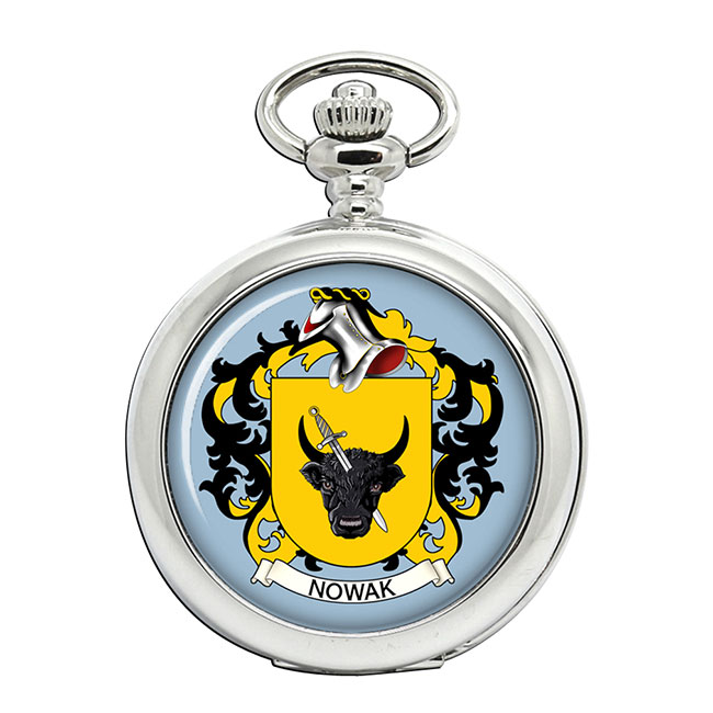 Nowak (Poland) Coat of Arms Pocket Watch