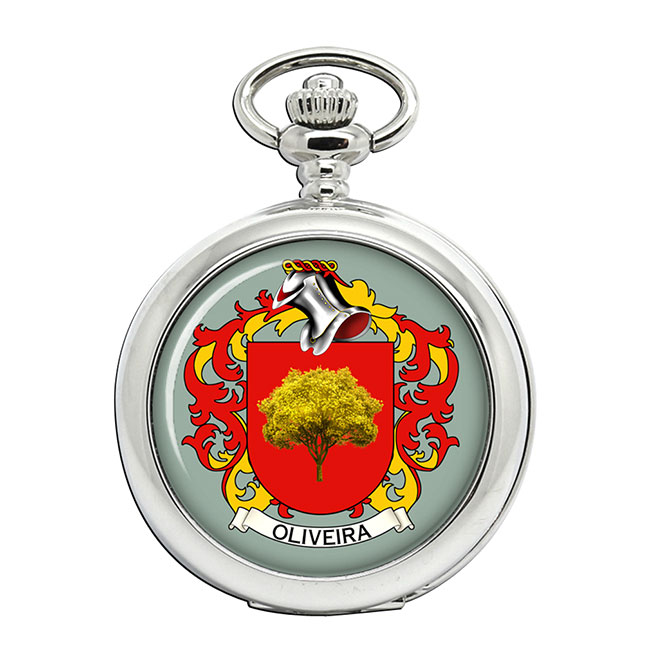 Oliveira (Portugal) Coat of Arms Pocket Watch