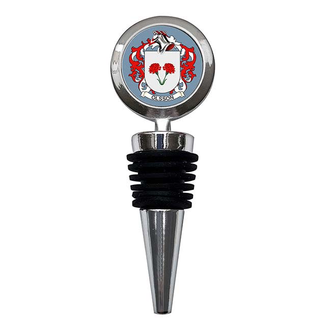 Olsson (Sweden) Coat of Arms Bottle Stopper