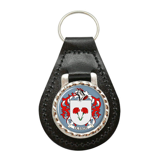 Olsson (Sweden) Coat of Arms Key Fob