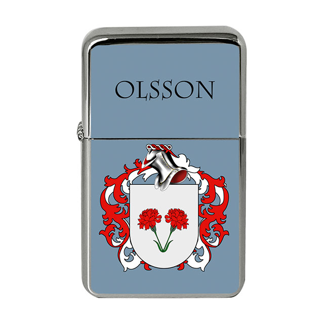 Olsson (Sweden) Coat of Arms Flip Top Lighter