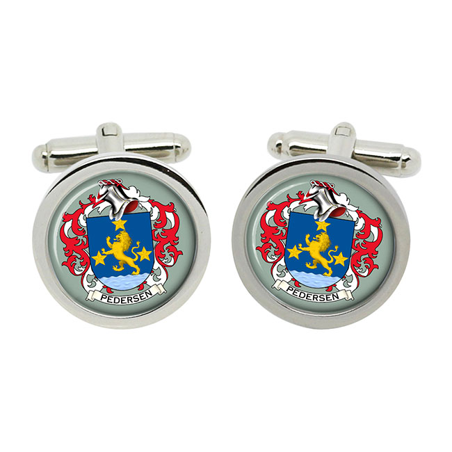 Pedersen (Denmark) Coat of Arms Cufflinks