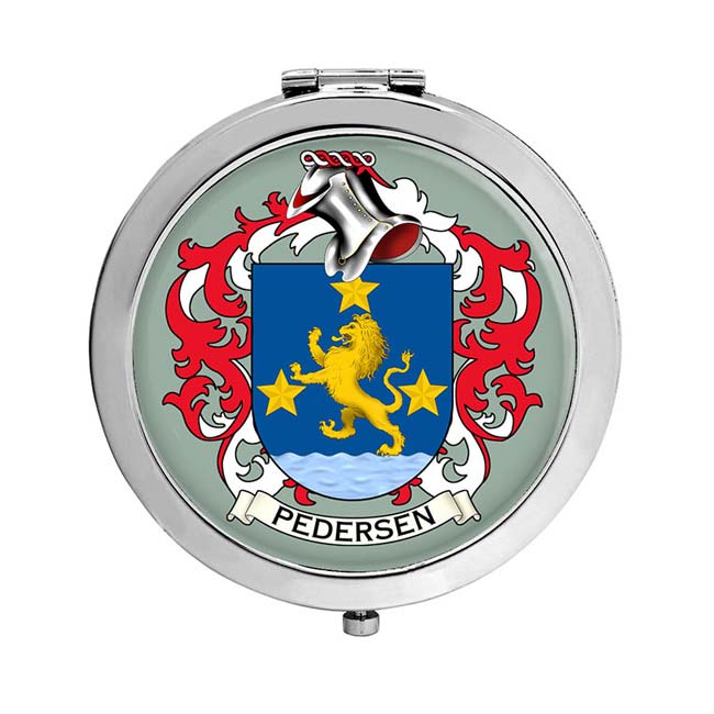 Pedersen (Denmark) Coat of Arms Compact Mirror