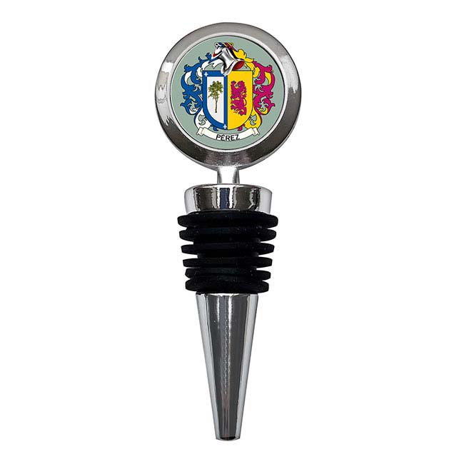 Perez (Spain) Coat of Arms Bottle Stopper