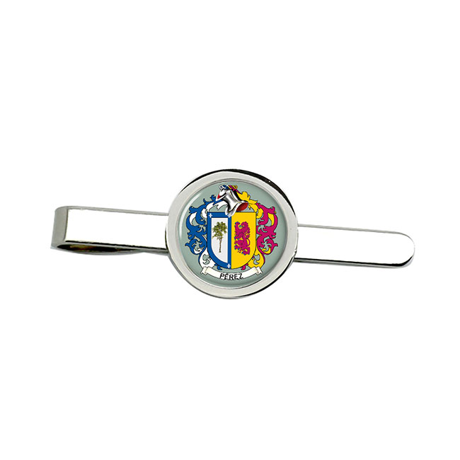 Perez (Spain) Coat of Arms Tie Clip