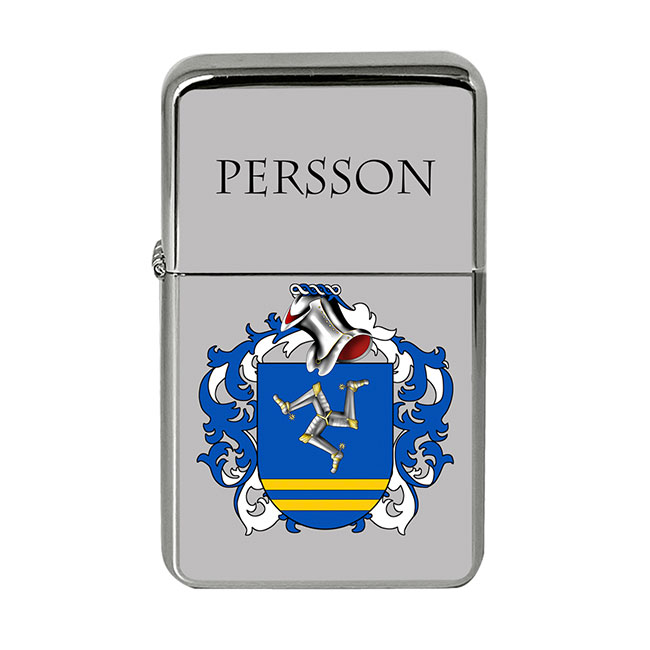 Persson (Sweden) Coat of Arms Flip Top Lighter