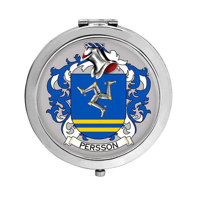 Persson (Sweden) Coat of Arms Compact Mirror