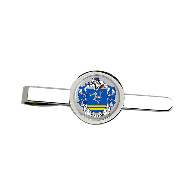 Persson (Sweden) Coat of Arms Tie Clip