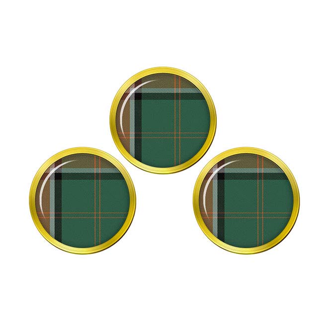 Pollock Scottish Tartan Golf Ball Markers