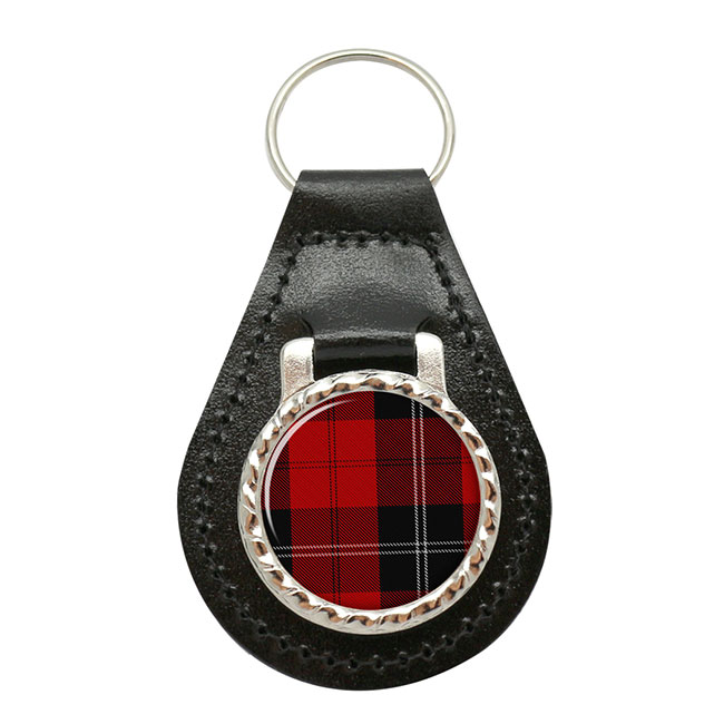 Ramsay Scottish Tartan Leather Key Fob