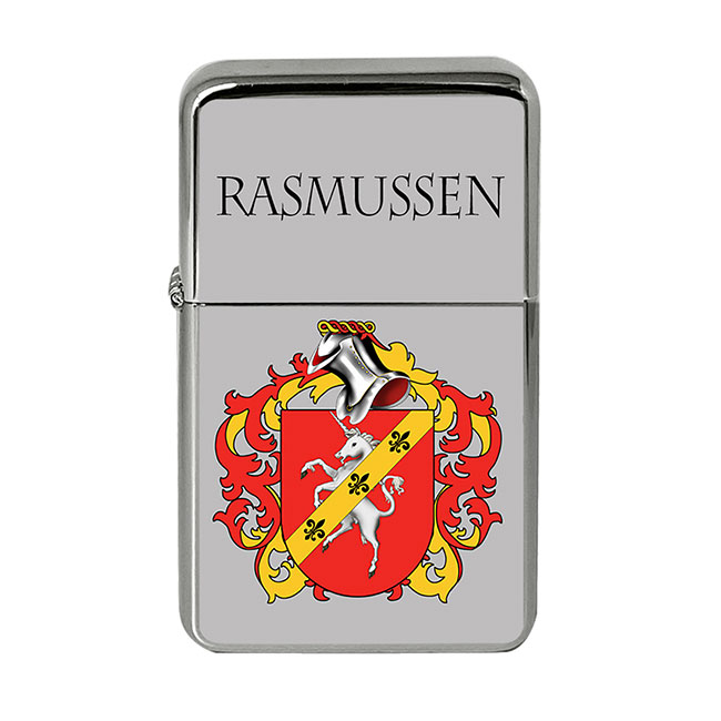 Rasmussen (Denmark) Coat of Arms Flip Top Lighter