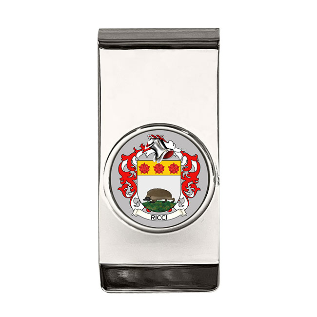 Ricci (Italy) Coat of Arms Money Clip