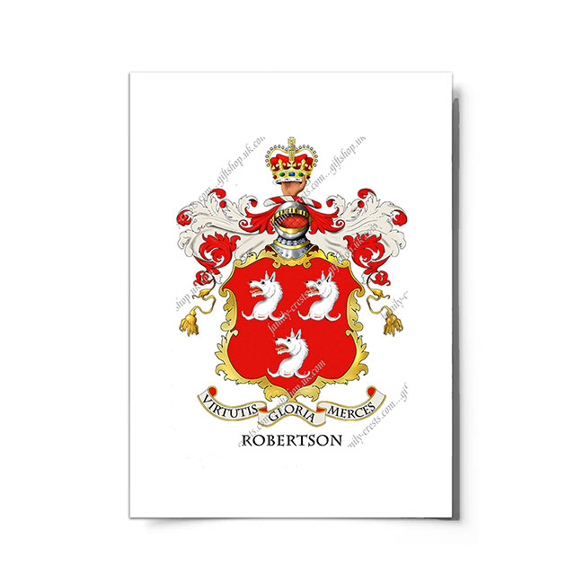 Robertson (Scotland) Coat of Arms Print