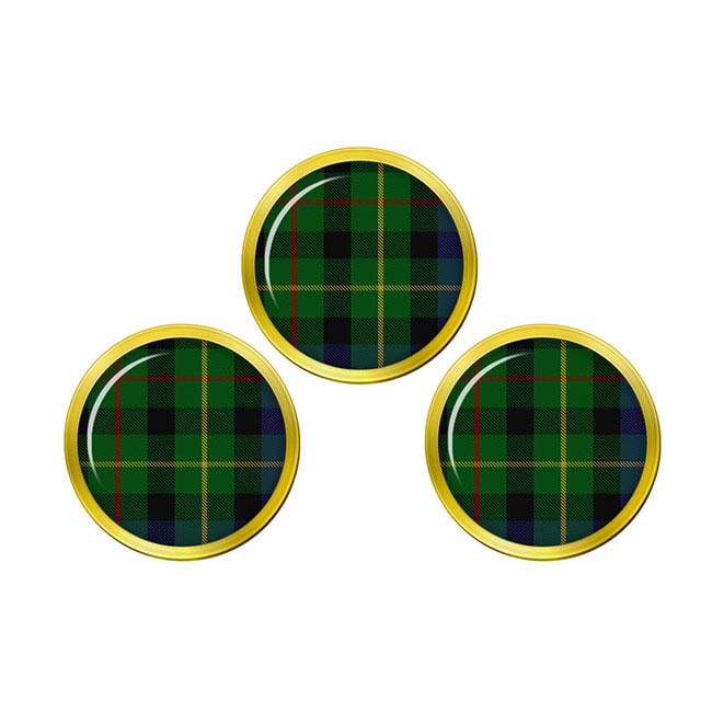 Rollo Scottish Tartan Golf Ball Markers