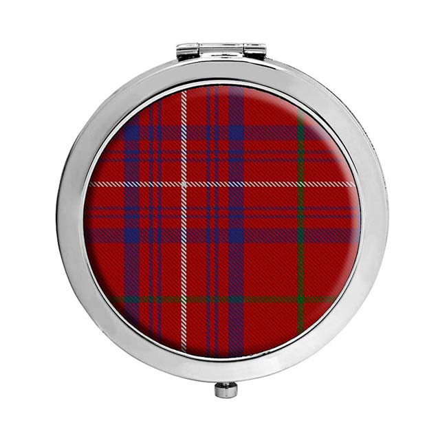 Rose Scottish Tartan Compact Mirror