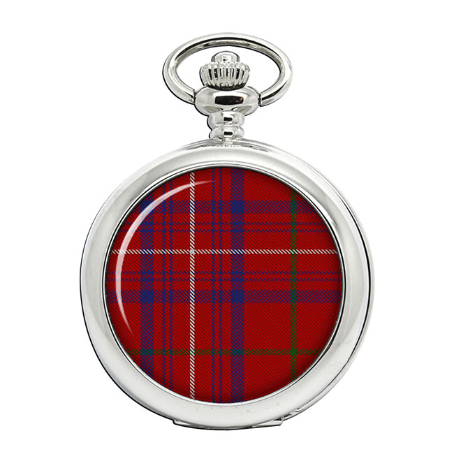 Rose Scottish Tartan Pocket Watch