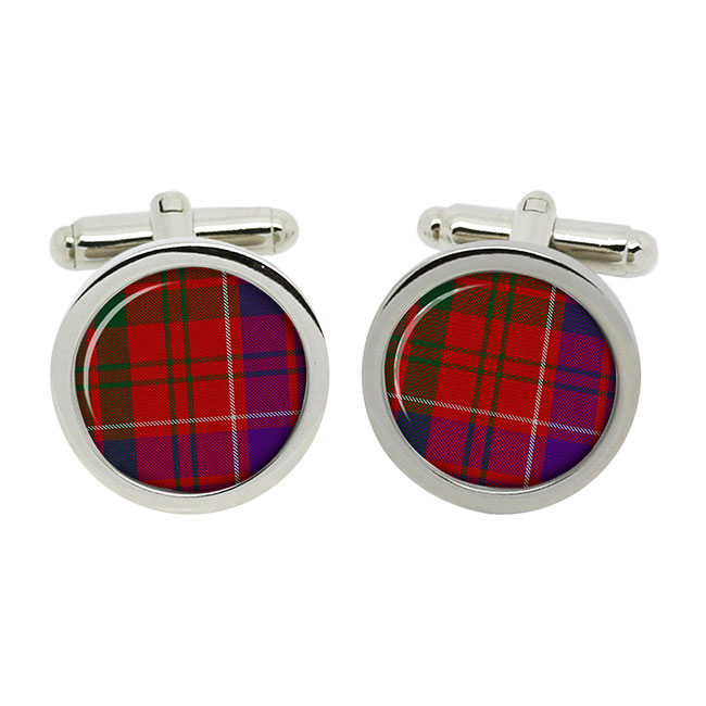 Ross Scottish Tartan Cufflinks in Box