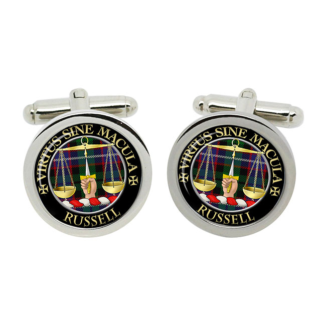 Russell Scottish Clan Crest Cufflinks