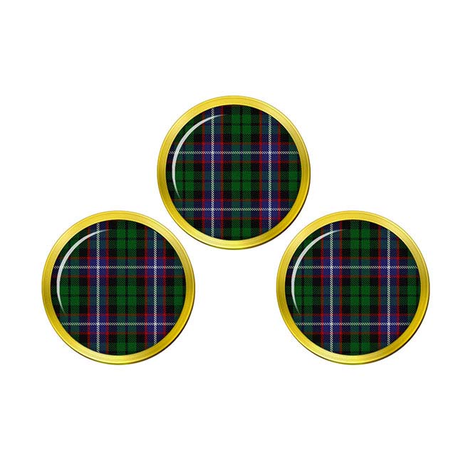 Russell Scottish Tartan Golf Ball Markers