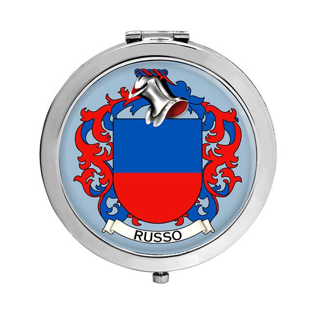 Russo (Italy) Coat of Arms Compact Mirror