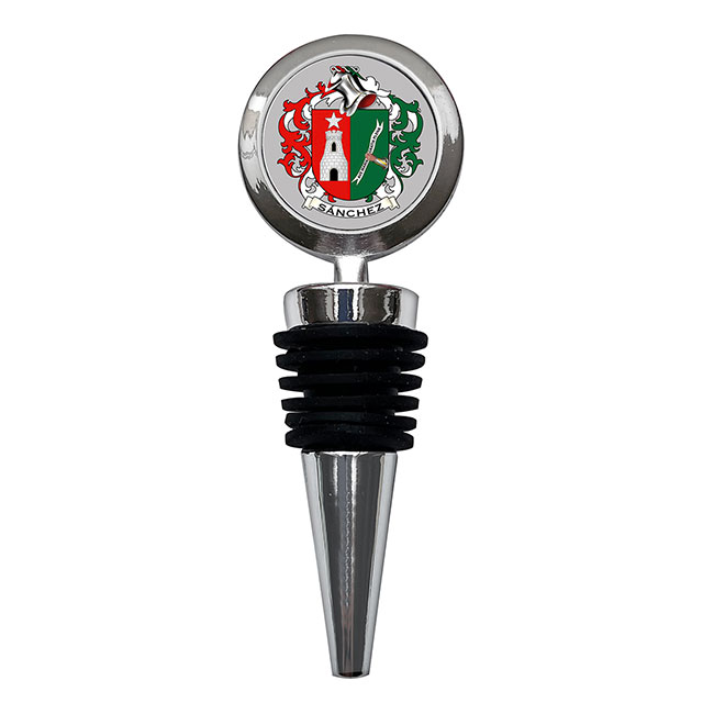 Sanchez (Spain) Coat of Arms Bottle Stopper