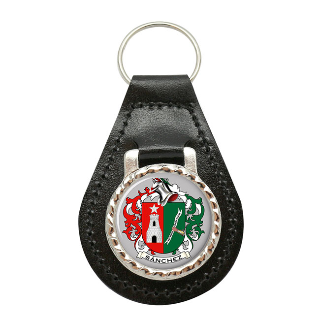 Sanchez (Spain) Coat of Arms Key Fob