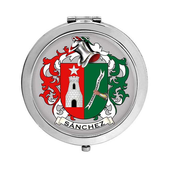 Sanchez (Spain) Coat of Arms Compact Mirror