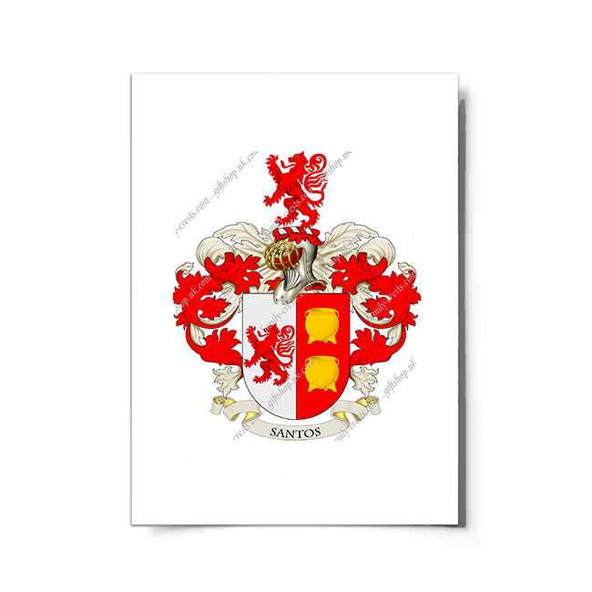 Santos (Portugal) Coat of Arms Print