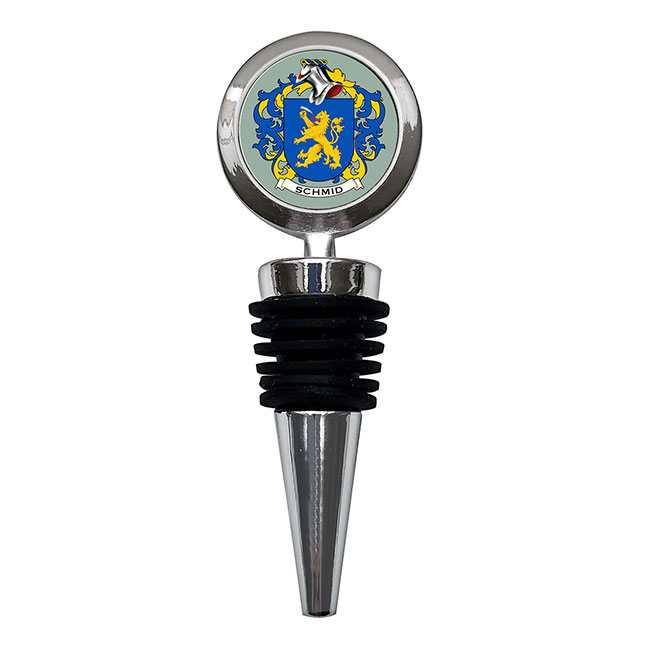 Schmid (Swiss) Coat of Arms Bottle Stopper