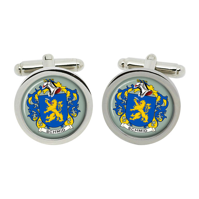 Schmid (Swiss) Coat of Arms Cufflinks