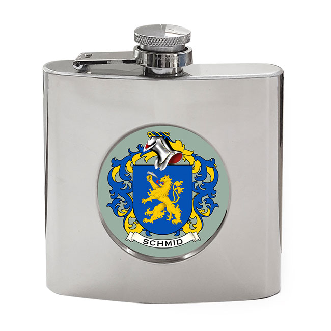 Schmid (Swiss) Coat of Arms Hip Flask