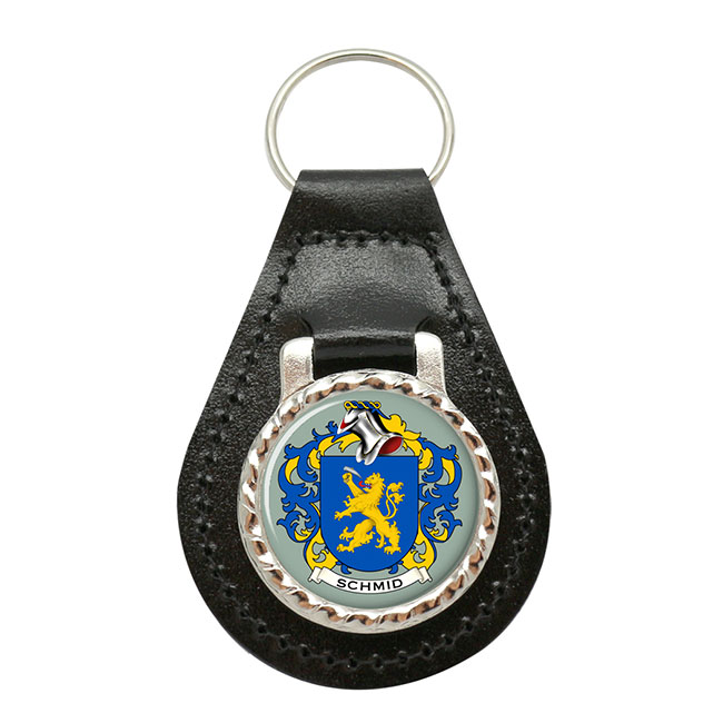 Schmid (Swiss) Coat of Arms Key Fob