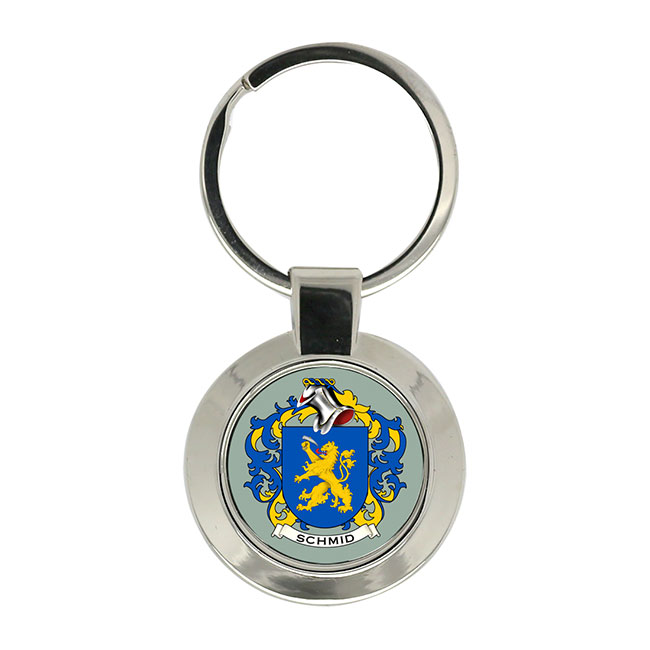 Schmid (Swiss) Coat of Arms Key Ring