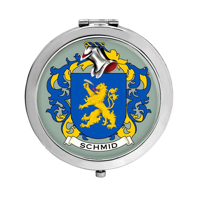 Schmid (Swiss) Coat of Arms Compact Mirror