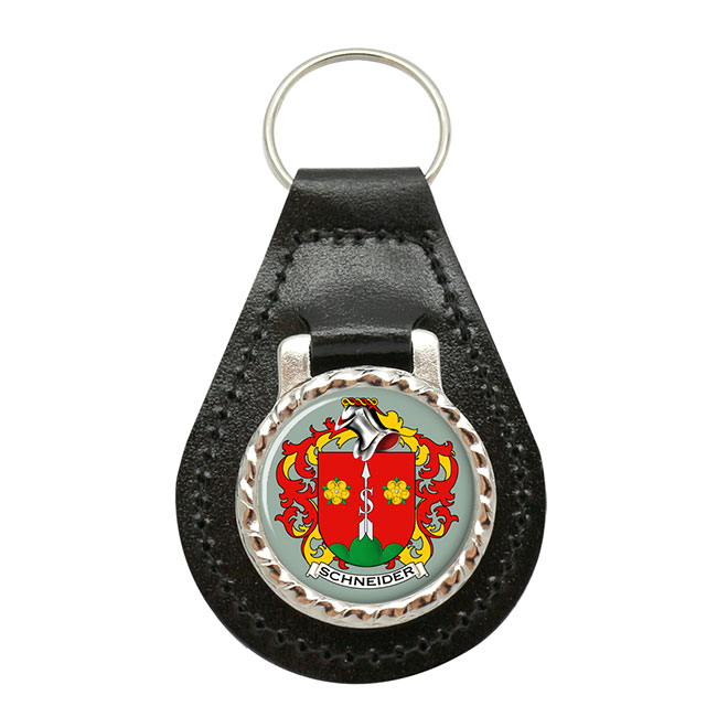 Schneider (Swiss) Coat of Arms Key Fob