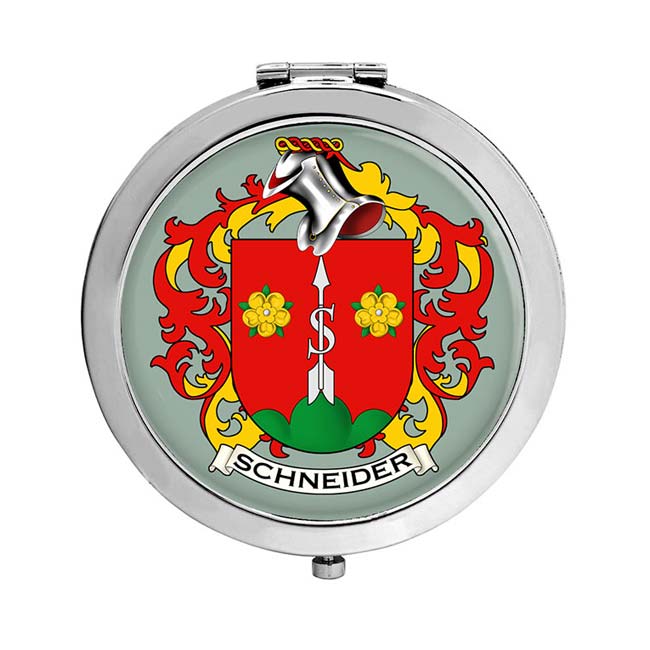 Schneider (Swiss) Coat of Arms Compact Mirror