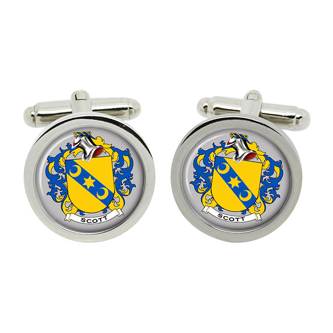 Scott (Scotland) Coat of Arms Cufflinks