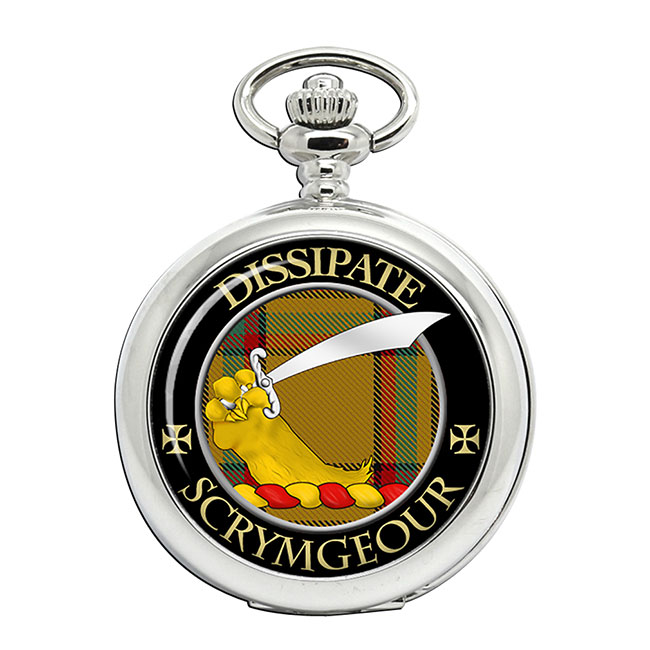Scrymgeour Scottish Clan Crest Pocket Watch