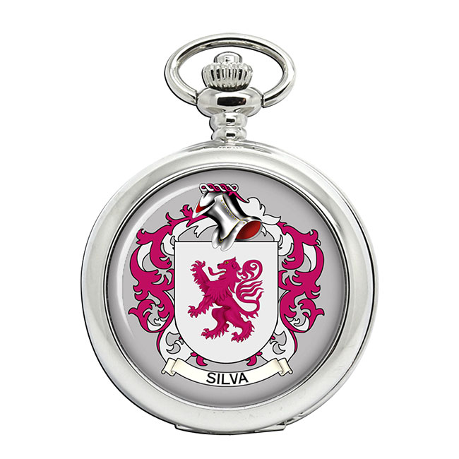 Silva (Portugal) Coat of Arms Pocket Watch