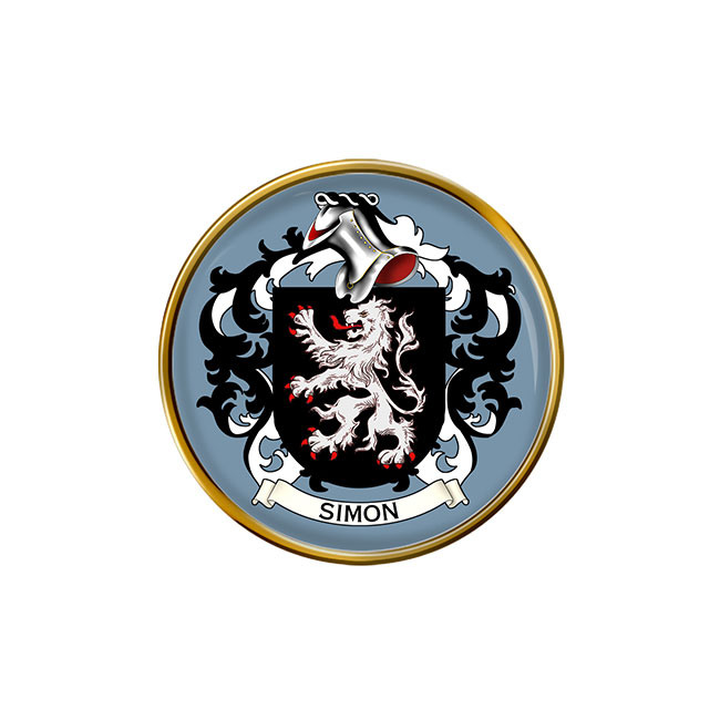 Simon (France) Coat of Arms Pin Badge