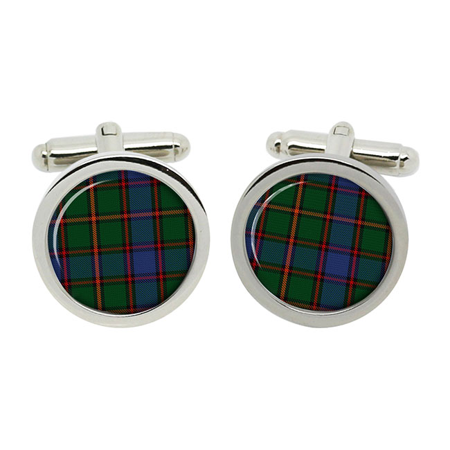 Skene Scottish Tartan Cufflinks in Box