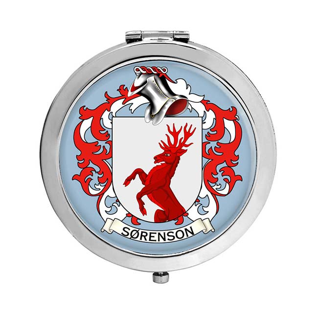 Srensen (Denmark) Coat of Arms Compact Mirror