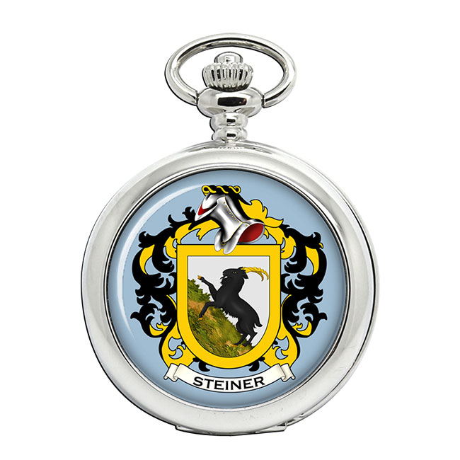 Steiner (Swiss) Coat of Arms Pocket Watch
