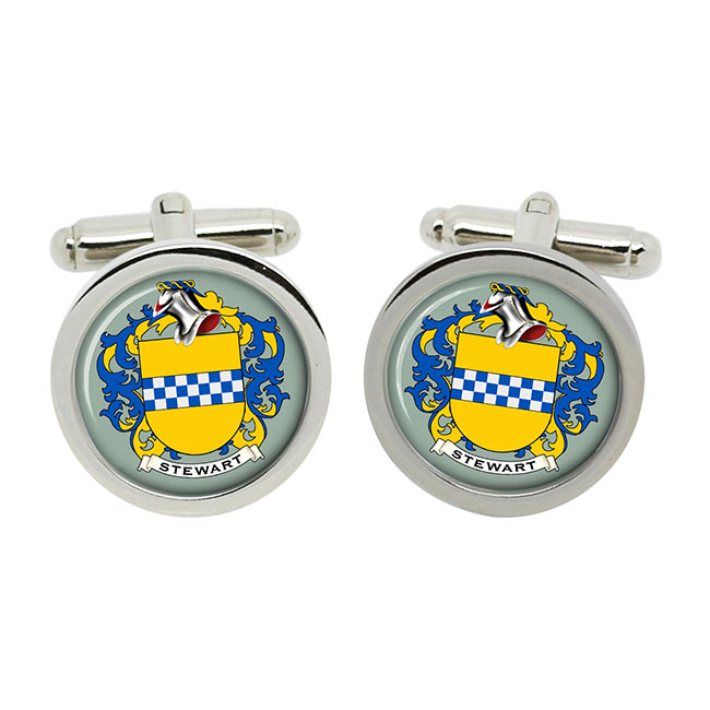 Stewart (Scotland) Coat of Arms Cufflinks