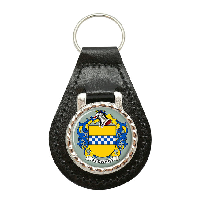 Stewart (Scotland) Coat of Arms Key Fob