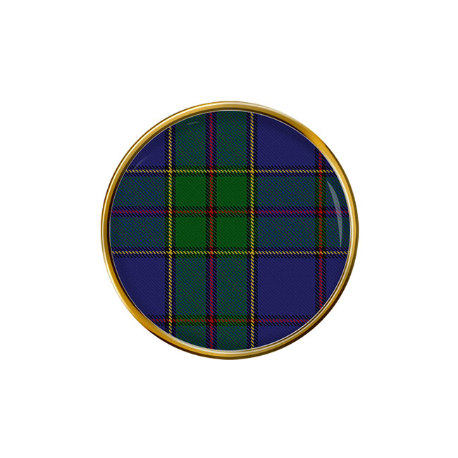 Strang Scottish Tartan Pin Badge