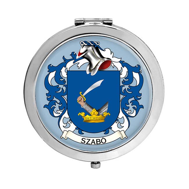 Szabó (Hungary) Coat of Arms Compact Mirror