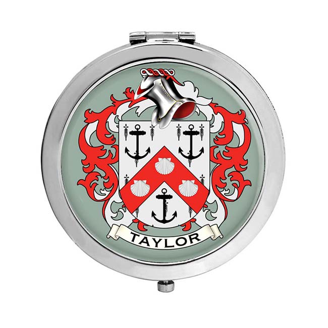 Taylor (England) Coat of Arms Compact Mirror