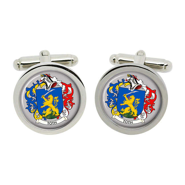 Tóth (Hungary) Coat of Arms Cufflinks